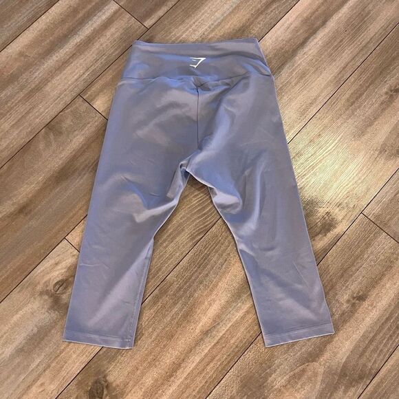 GymShark Blue/Grey Athletic Workout Leggings Women Medium Bin N-49 - Picture 4 of 4